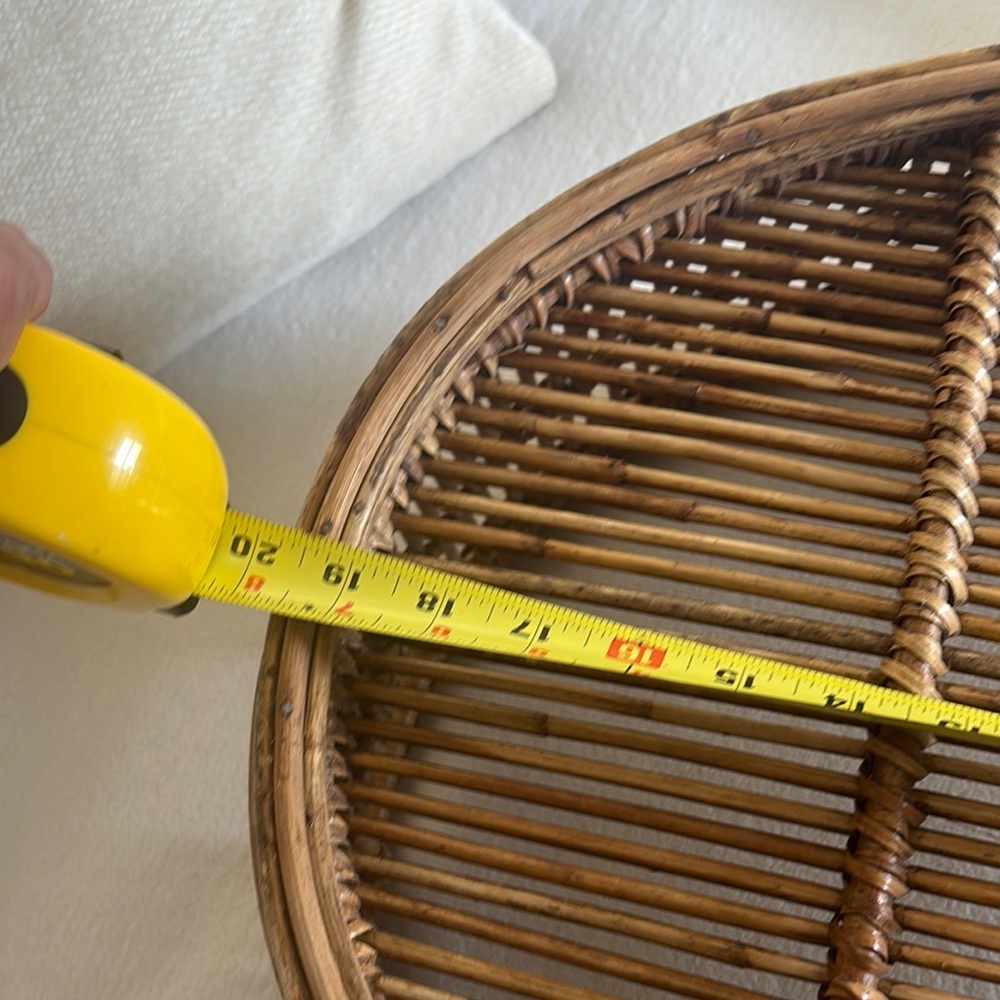 Elegant Brown Rattan Basket - Picture 2 of 4